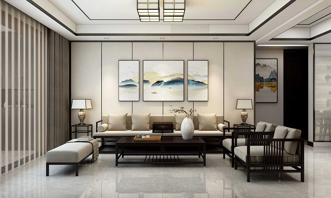 黑河新中式设计风格