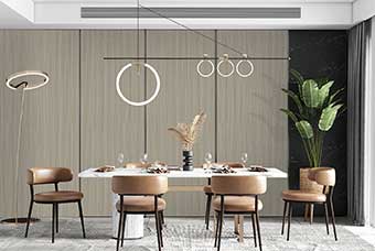 黑河轻奢风格-餐厅