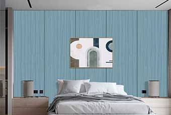 黑河轻奢风格-卧室