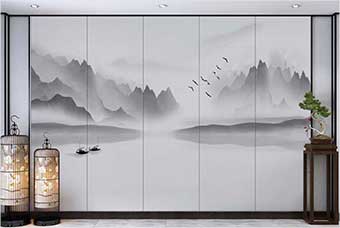 黑河森佰汇航空纤维（山水画系列）