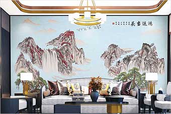 黑河森佰汇航空纤维墙咔（鸿运当头）